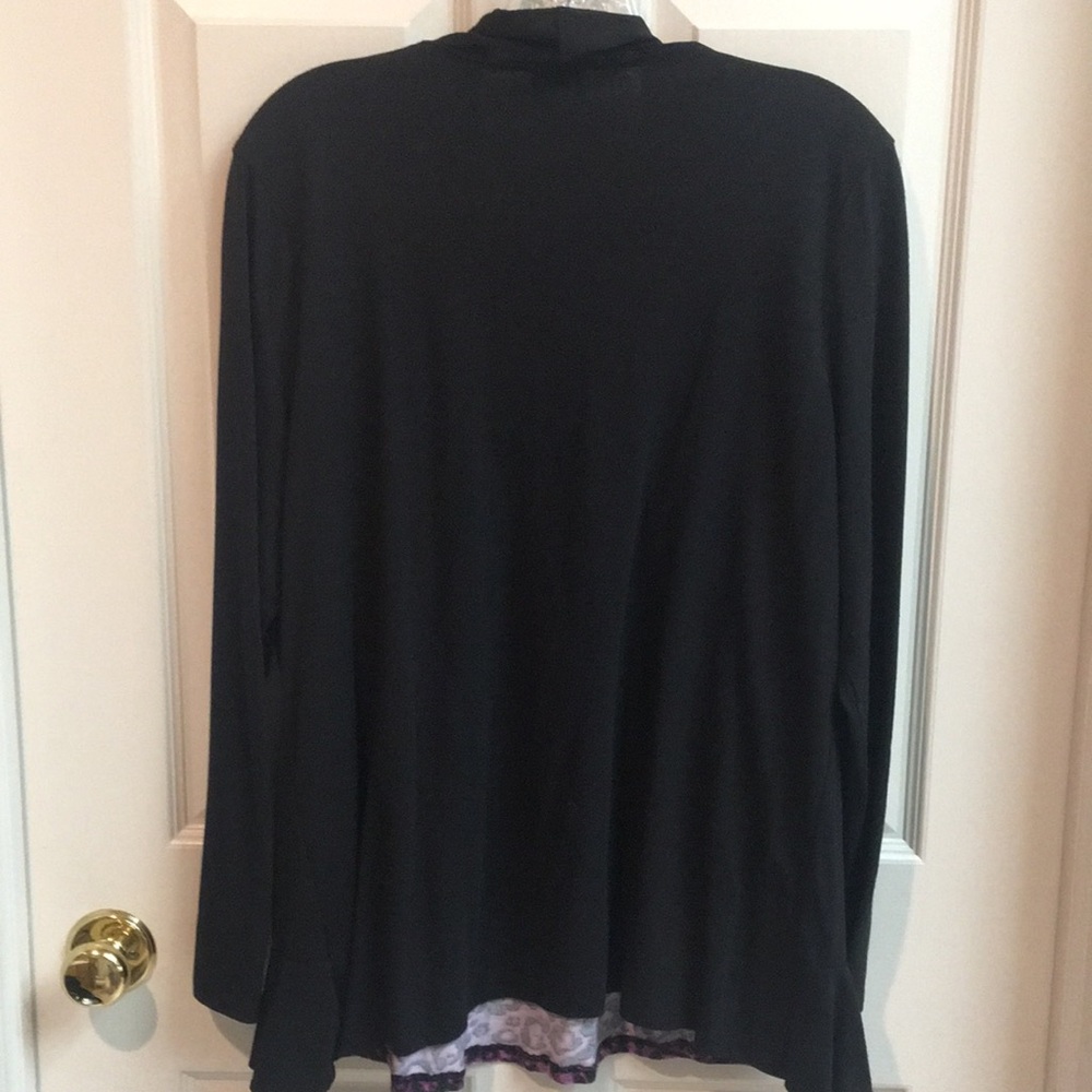 β2 in 1β Purple Leopard & Black Jersey Tunic - Picture 6 of 7